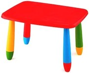 Детска правоъгълна масичка - Червена