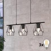 Eglo 43644 - LED полилей на кабел MARDYKE 3xE27/40W/230V