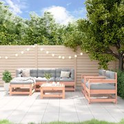 3186247 vidaXL Градински комплект, 7 части, дугласко дърво масив
