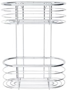 Сребърен рафт за душ Trestina, 26 x 35 cm - Wenko