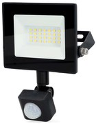 Nedis LLFLP15BLK - LED Прожектор със сензор LED/20W/230V 4000K IP44