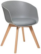 Трапезен стол atmosphera Baya, Сив