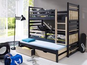 Двуетажно легло Hipolit-Wenge-Cappuccino-Right