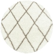 Кремав кръгъл килим ø 120 cm Alvor – Ayyildiz Carpets