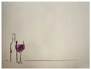 Хартиена подложка за хранене 30x40см с декор "Вино" крем (TVSB VN)-ПАКЕТ 250бр LUNI PAPER - Horecano