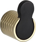 Mexen Base кука за кърпа, черна/златна - 7088235-57