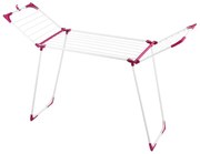WENKO 3774021100 - Сушилник за дрехи SUMMER DRY 153x76 см бял/розов
