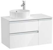 Мебел с две чекмеджета за ляв умивалник върху плот A851503806, 90х46х53.7см