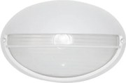 Аплика - таванна светлина Градина Nautilus Oval Cover-бял