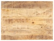 286010 vidaXL Плот за маса, мангово дърво масив, 15-16 мм, 70x60 cм