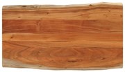 370648 vidaXL Плот за маса, 120x60x3,8 см, правоъгълен, акация масив, жив ръб