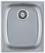 ALVEUS 1082195 - Кухненска мивка BASIC 44x38 см матов стомана/сатен, голям отвор