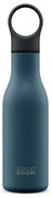 Тъмно синя бутилка от неръждаема стомана за пътуване 500 ml Loop - Joseph Joseph
