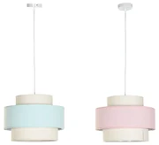 Полилей DKD Home Decor Зелен Светло розово 50 W (40 x 40 x 30 cm) (2 броя)