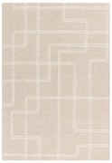 Бежов ръчно изработен вълнен килим 200x300 cm Ada – Asiatic Carpets