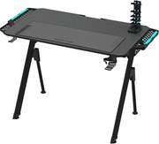 Гейминг маса FALCON с LED RGB подсветка 116x60 см черен