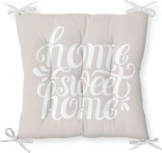 Възглавница за сядане от памучна смес Home Sweet Home, 36 x 36 cm - Minimalist Cushion Covers