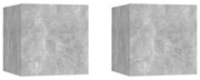3079719 vidaXL Нощни шкафчета 2 бр бетонно сиви 30,5x30x30 см инженерно дърво