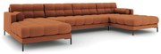 Ъглов диван в тухлен цвят ("U" форма) Bali – Cosmopolitan Design