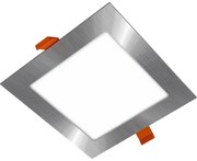 APLED - LED Лампа за вграждане в баня SQUARE LED/12W/230V IP40 17x17 см хром