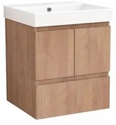 Конзолен PVC шкаф BETTINO-50 9047-50+УМИВ. 5953W-51CM, Inter Ceramic, 61.5x51x46см