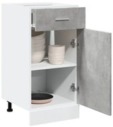 856082 vidaXL Шкаф с чекмеджета "Lyon", цвят бетонно сив, 40x46x81,5 см, инженерно дърво