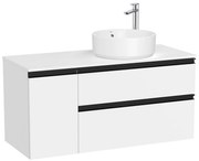 Мебел с две чекмеджета за умивалник върху плот вдясно A851504509, 110x46x53.7см