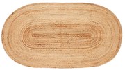 Килим от юта в естествен цвят 100x200 cm Sage - Hübsch