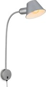 Briloner 2089-014 - Настенна лампа 1xE27/10W/230V матов хром