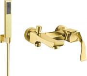 Mexen Estrella R02 вана с душ комплект, златист - 7233R02-50