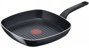 Грил Тиган Tefal B5674053, 26 см, Титаниево покритие, Diffusion дъно, Thermo-Signal, Thermo-Spot, Черен