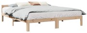 859235 vidaXL Рамка за легло без матрак, 180x200 см, масивна чамова дървесина