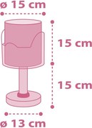 Лампа за четене Ango Little Elephant-розов