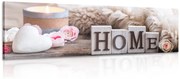 Картина на платно – Натюрморт с надпис Home