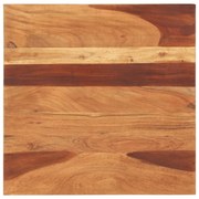 285977 vidaXL Плот за маса, акациево дърво масив, 15-16 мм, 60x60 cм
