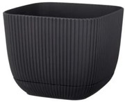 Horecano - Квадратна саксия №1 - 8.2x8.2xh7.1cm 270ml АНТРАЦИТ (G-381-A)