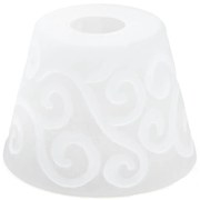 Резервно стъкло за полилей E27 Ø 15 см бял