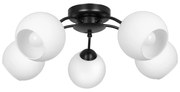 Плафон МОРЕЛО, черен, 5xE27