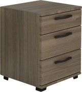 Нощно шкафче Roco от меламин в орехов цвят 40x39x57см.