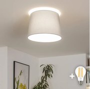 Brilagi - LED плафон CERIA 1xE27/40W/230V Ø 30 см сив