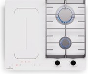 Klarstein MultiChef 4, индукционен и газов готварски плот, 4 зони за готвене, 2 газови горелки, 2 индукционни котлона, FlexZone