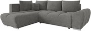 Ъглов диван Forrest-Тъмно сив-Ляв