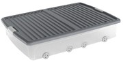 Пластмасова кутия за съхранение под леглото с капак 79x58x16,5 cm W box underbed XL – KIS