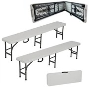 Комплект от две сгъваеми пейки за кетъринг 180 cм