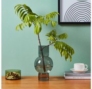 Eglo 421231 - Стъклена ваза AMPITABE 28x15,5 см черна