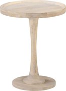 320598 vidaXL Странична маса Ø60x75 см мангово дърво масив