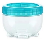 Кутия за храна INTERLOCK 0,3 л тюркоаз/прозрачна