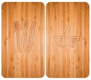 WENKO 2521497100 - Капак за печка 52x30 cm многоцветен/сив/прозрачен