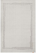 Светлосив вълнен килим 200x300 cm Morphic Rocca – Agnella