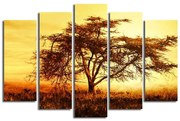 Картина от няколко части Голямо дърво, 105 x 70 cm - Wallity